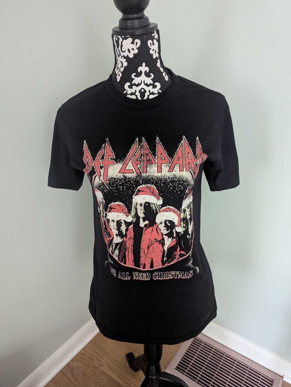 Def Leppard Black Christmas Graphic Tee